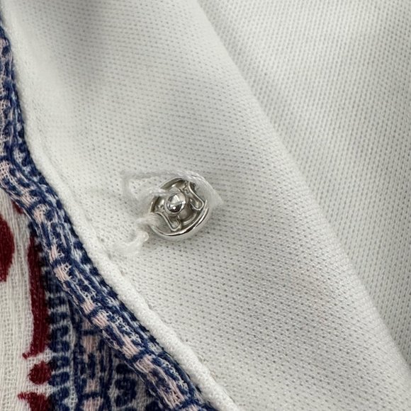 Blue Rain Romper Shorts Small‎ Ruffled V-Neckline Elastic Waist Lined Polyester - Picture 8 of 16